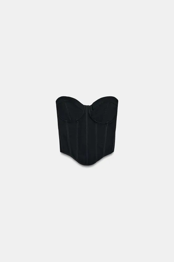 ZW COLLECTION CORSET TOP | Zara UK