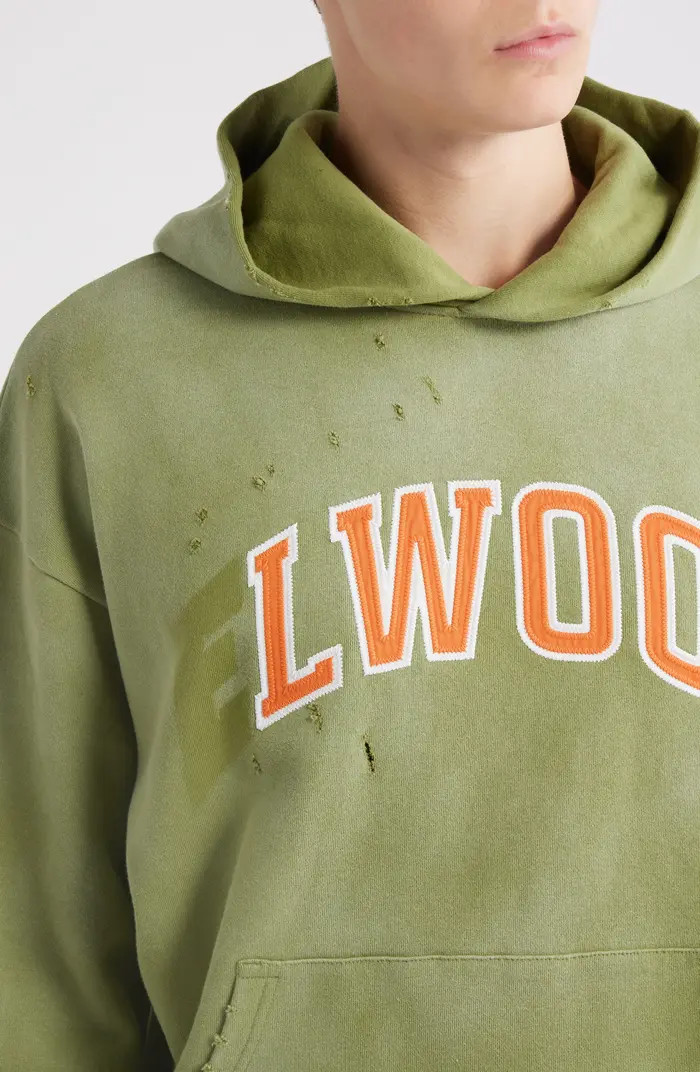 Fireside Distressed Logo Hoodie | Nordstrom