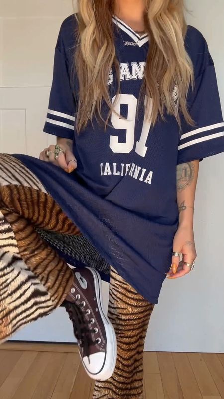 Today outfit 🐅my converses are a custom pair! They don’t have the embroidery like this anymore but you can still get the brown custom since the brown is out of stock in most sizes! My pants are old but linked similar ones! I cut mine to be shorter !!! 

#LTKFindsUnder50 #LTKShoeCrush #LTKStyleTip