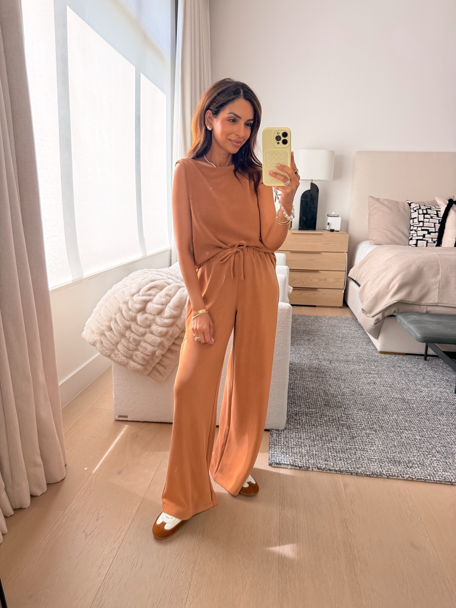 This @Spanx set is perfect for travel and so easy to throw on! Plus the material is sooo comfy. I’m wearing size XS in the top and XS Petite in the pants

#LTKootd #LTKOver40 #LTKPetite