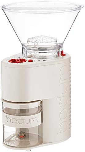 Bodum Bistro Electric Burr Coffee Grinder, White | Amazon (CA)