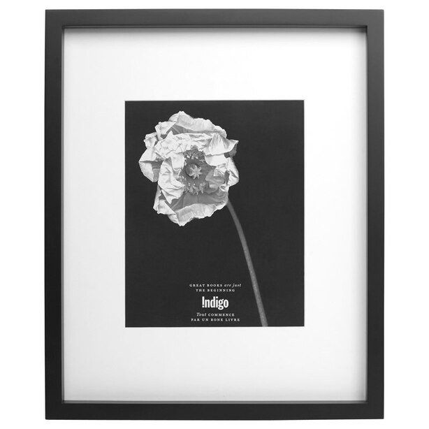GALLERY PICTURE FRAME BLACK 8" X 10" OPENING LARGE | Indigo (CA)
