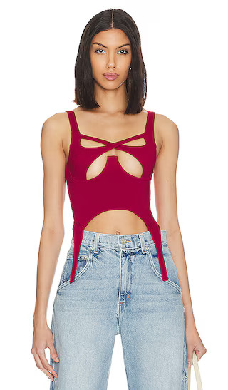 Sloan Top in Red | Revolve Clothing (Global)