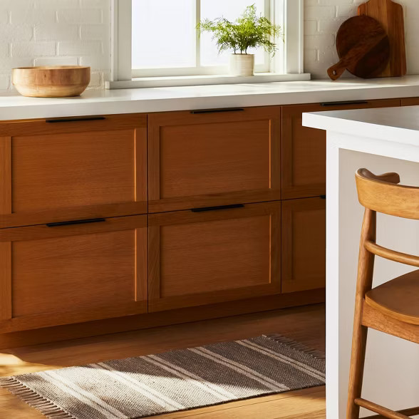 2'1"x3'2" Indoor/Outdoor Scatter Striped Rug Tan - Threshold™ designed with Studio McGee | Target