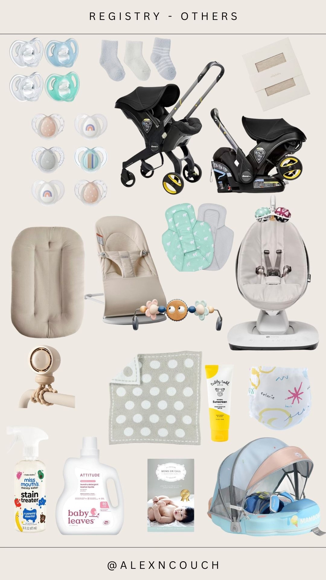 Misc baby registry things!! 