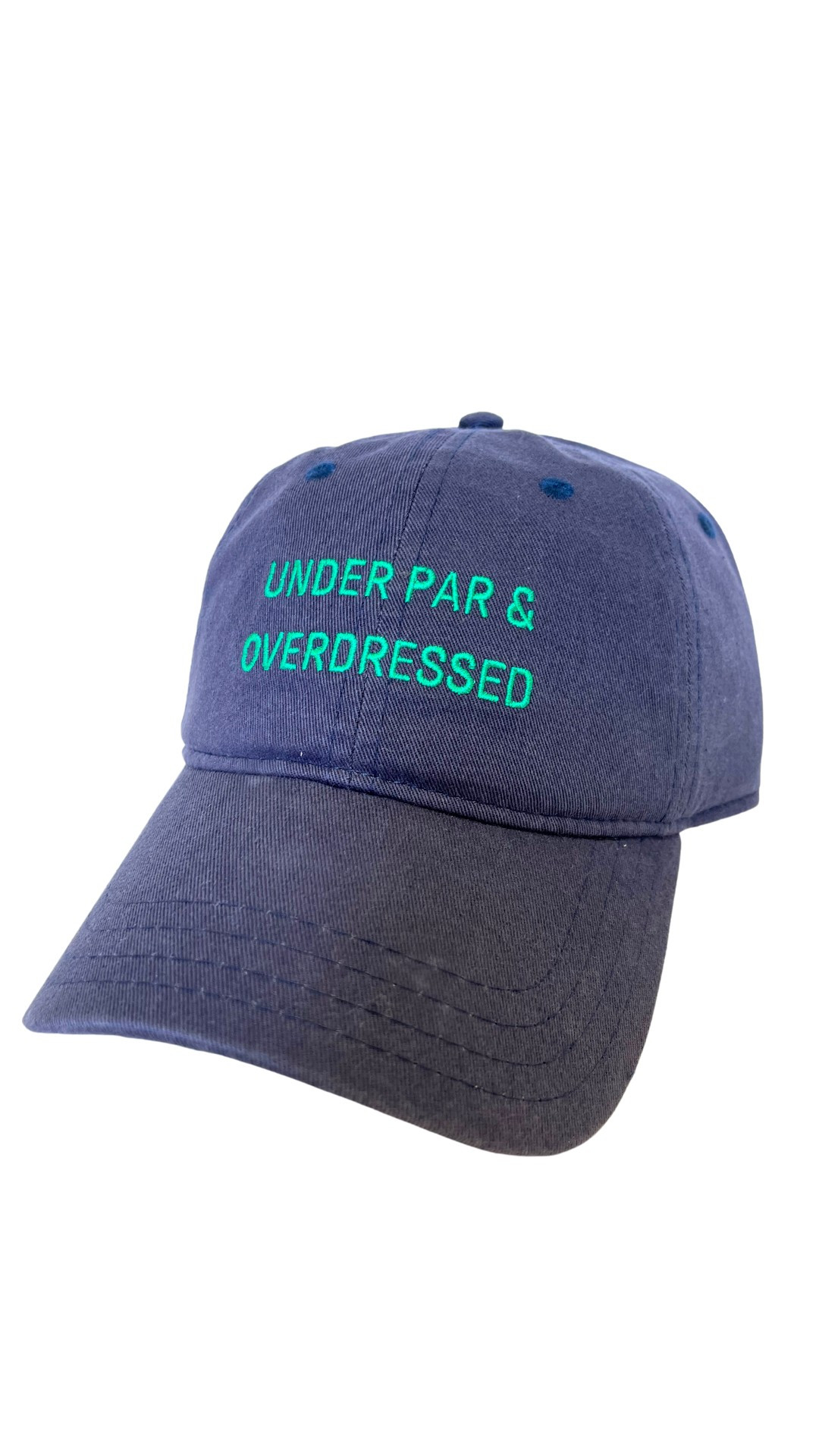 Under Par Hat Navy | Byrdie Golf Social Wear