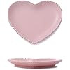 CHOOLD Elegant Ceramic Heart Shaped Dinner Plate/Salad Plate/Dessert Plate/Steak Plate for Kitche... | Amazon (US)