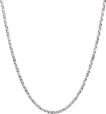 BEST SILVER Sterling Silver Twisted Chain Necklace | Nordstromrack | Nordstrom Rack