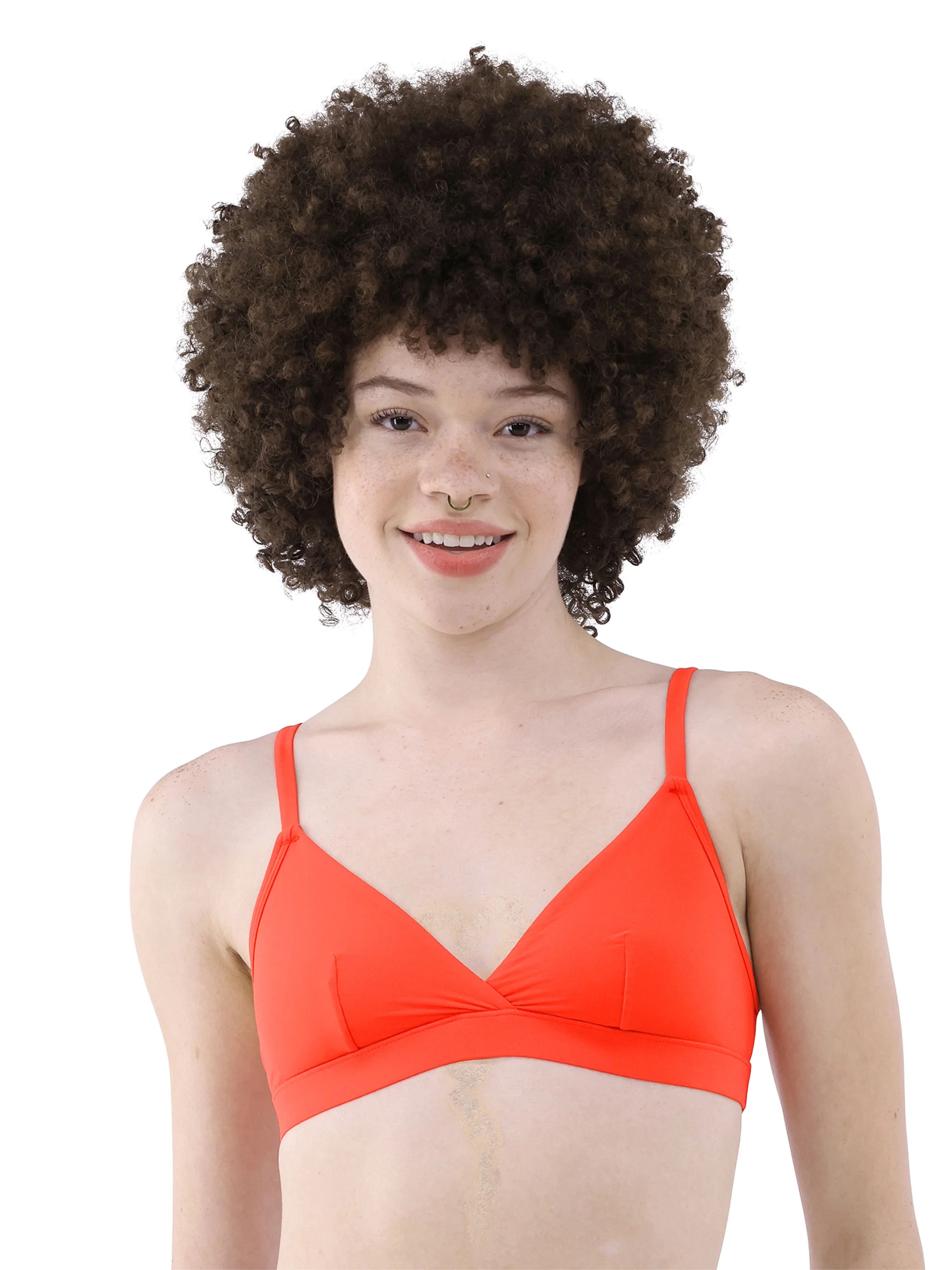No Boundaries Fit Stretch Triangle Bralette, Sizes XS-3XL | Walmart (US)