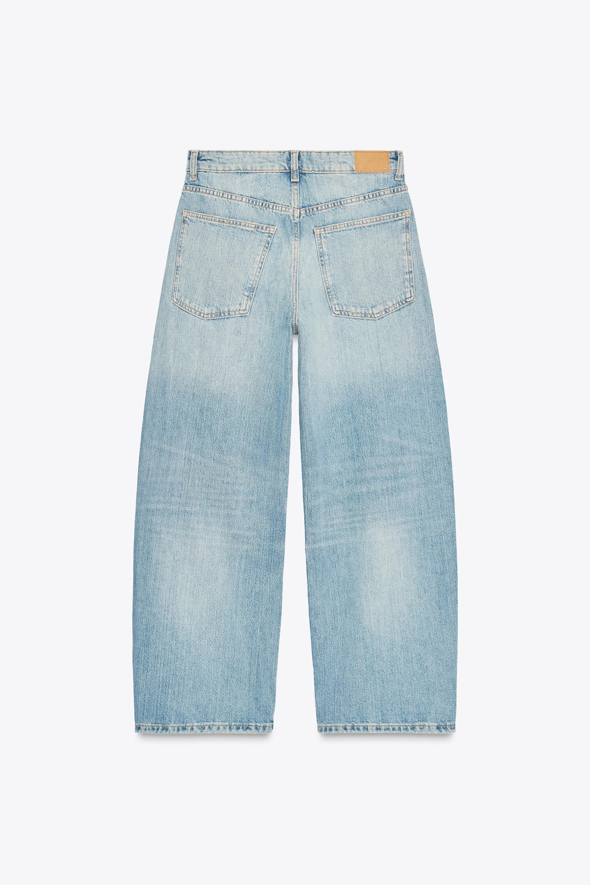 TRF MID-RISE BAGGY BARREL JEANS | Zara US