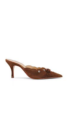 Schutz Hilly Mule in Dark Caramel from Revolve.com | Revolve Clothing (Global)