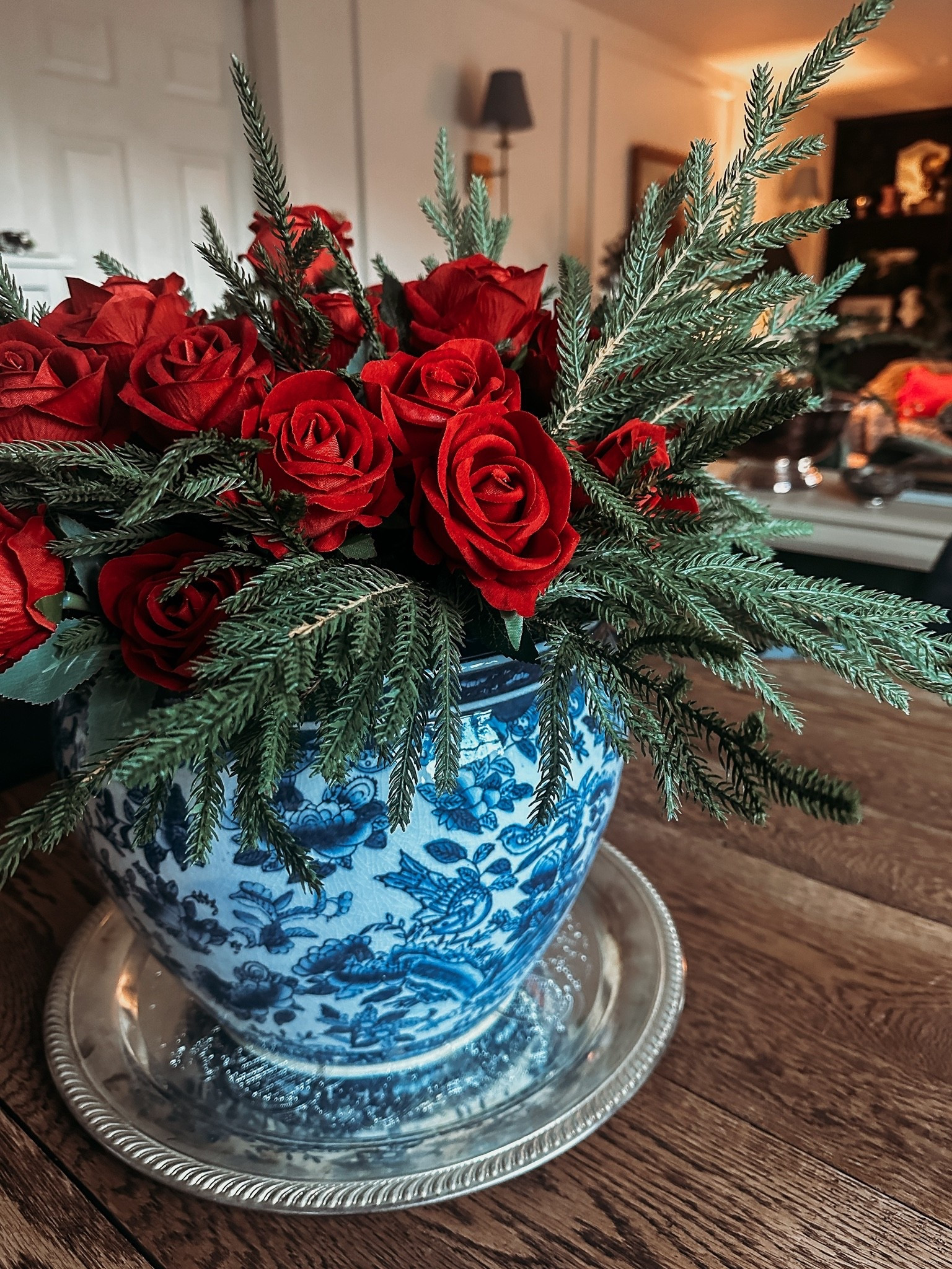 20% off at house Floral for their holiday real feel faux stems and garlands!
And these red roses from Amazon are so realistic and gorgeous! ￼

#LTKSeasonal #LTKHome #LTKSaleAlert