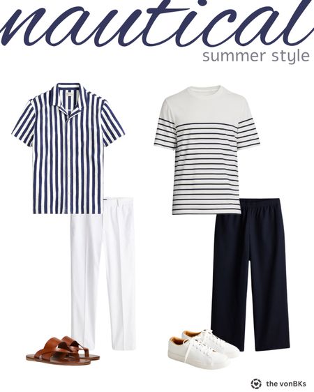 Blue and white is a classic look for spring and summer, especially a nautical look. 🚤 

#LTKSeasonal #LTKstyletip #LTKmens