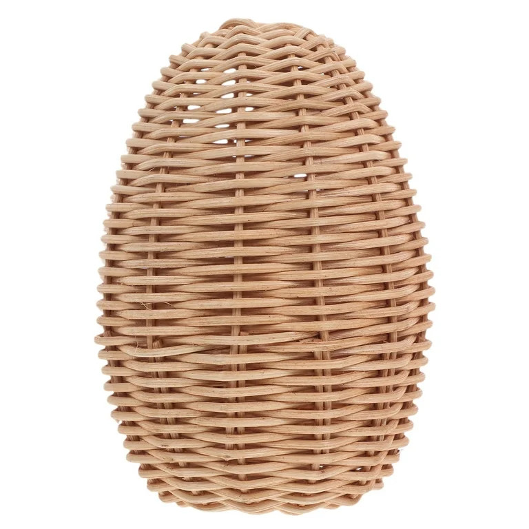FRCOLOR Handwoven Rattan Egg Figurines For Easter Basket Accessories And Party Centerpieces Rusti... | Walmart (US)