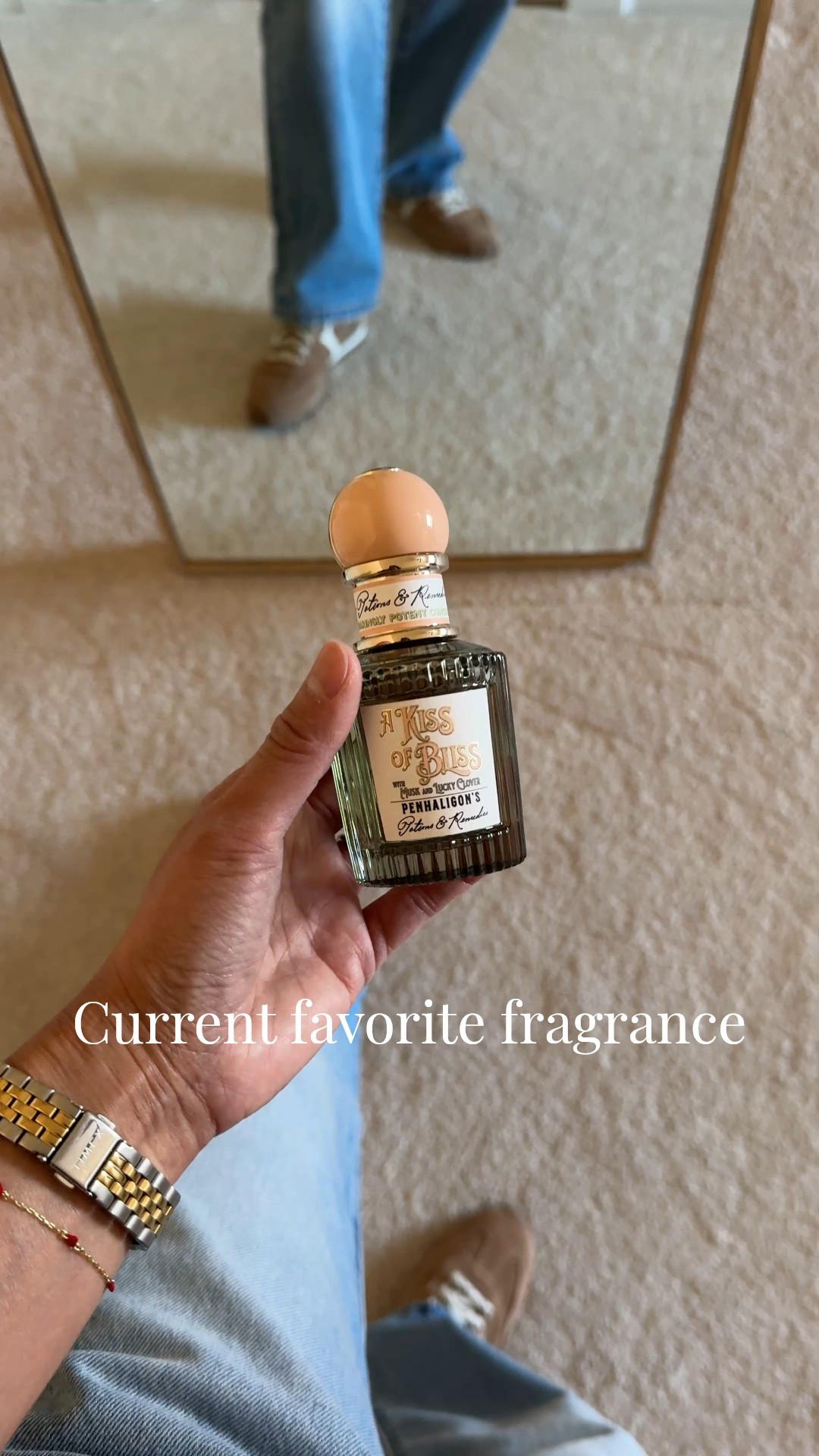 Current favorite fragrance. 

Everyday Layered Look. 
- Cotton long sleeve t-shirt
- All cotton textured cardigan with a blousy feel. Can also be worn alone and dressed up. This exact sweater cardigan can be worn year round. Currently on sale for $25. I sized up to have room to layer. 
- Straight leg jeans with a 90s vibe in good true denim all cotton material. 
- Slim profile sneakers. 
- Delicate bracelet and necklace with the cutest little red hearts. Also comes in gold and silver. 
- Quilted jacket is warmer than it seems and is the perfect outer layer for a layered look. Also comes in a new hooded version too. 
- Suede handbag with nice longer straps that is as easy to carry as my beloved crossbody favorites. 
- Favorite lip combo that’s clean beauty too. Moisturizing and feels weightless on my lips. I have a variety of neutral colors from over the years. This newest combo gives the perfect brighter nude color to my dark lips. Lipstick: Ginger. Lip oil: Biarritz. 
- My new favorite fragrance. Clean, musky, feminine, warm, and relaxing. I love it!


#LTKBeauty #LTKOver40 #LTKootd