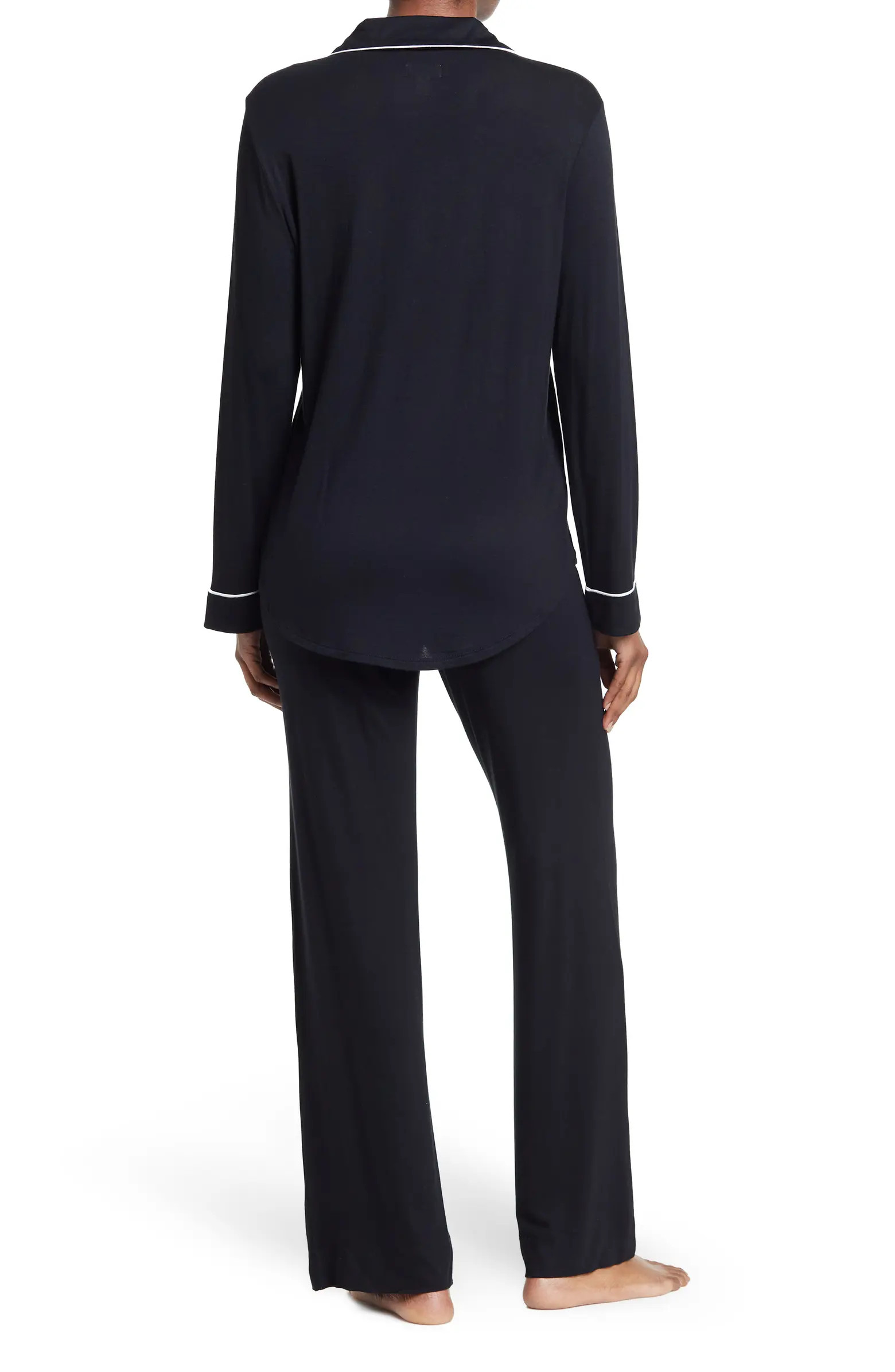 Tranquility Long Sleeve Shirt & Pants Two-Piece Pajama Set | Nordstrom Rack