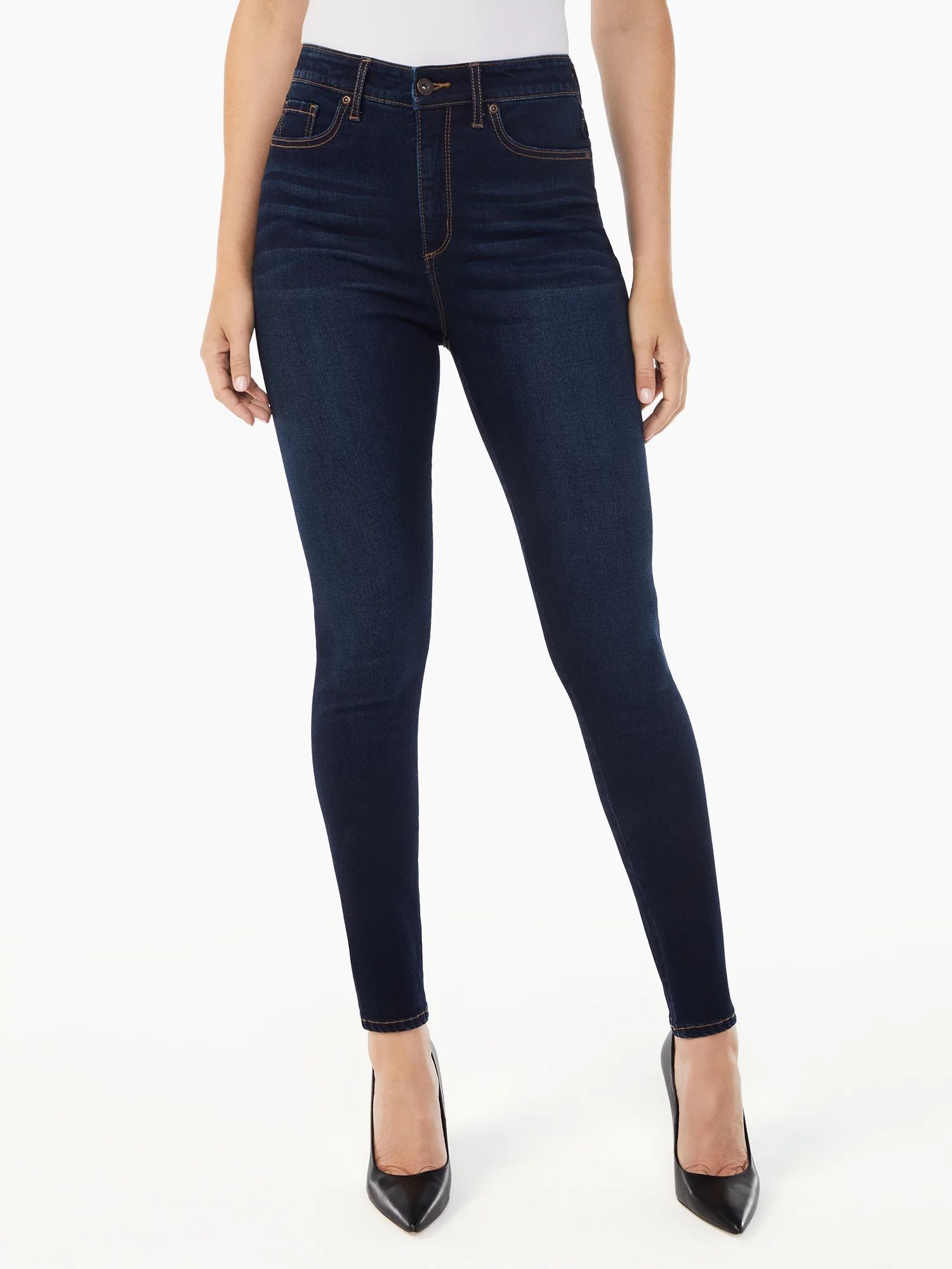 Sofia Jeans Women's Rosa Curvy Skinny Super High Rise Seamless Jeans - Walmart.com | Walmart (US)