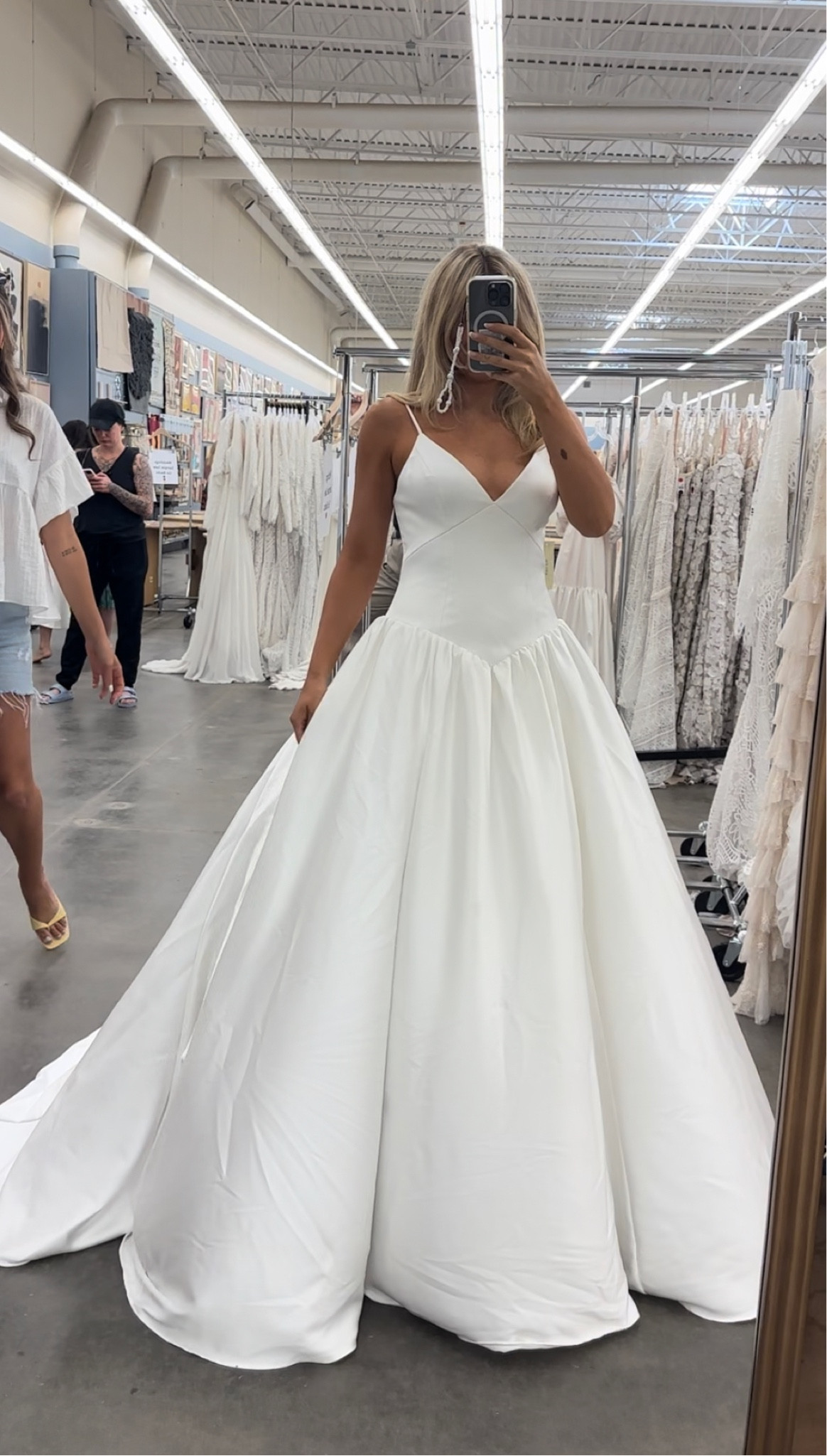 jenny yoo drop waist wedding dress Green Drop Waist Cora Midi Dress