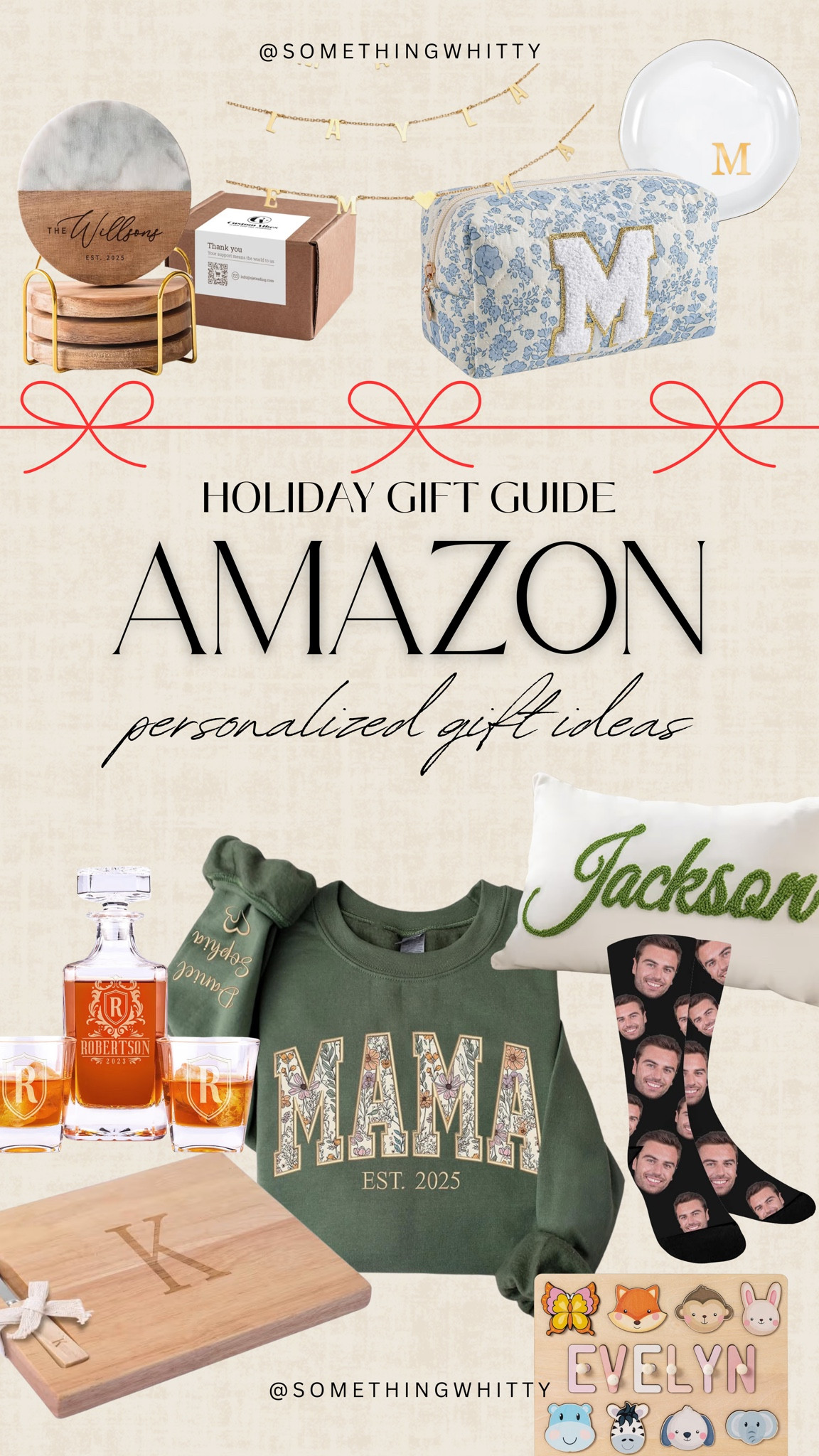 Check out these personalized gifts on Amazon for that special someone! From monogrammed pillows to custom whiskey sets, perfect for any occasion. #personalizedgifts #holidayshopping #amazonfinds #somethingwhitty

#LTKFindsUnder100 #LTKHoliday #LTKGiftGuide