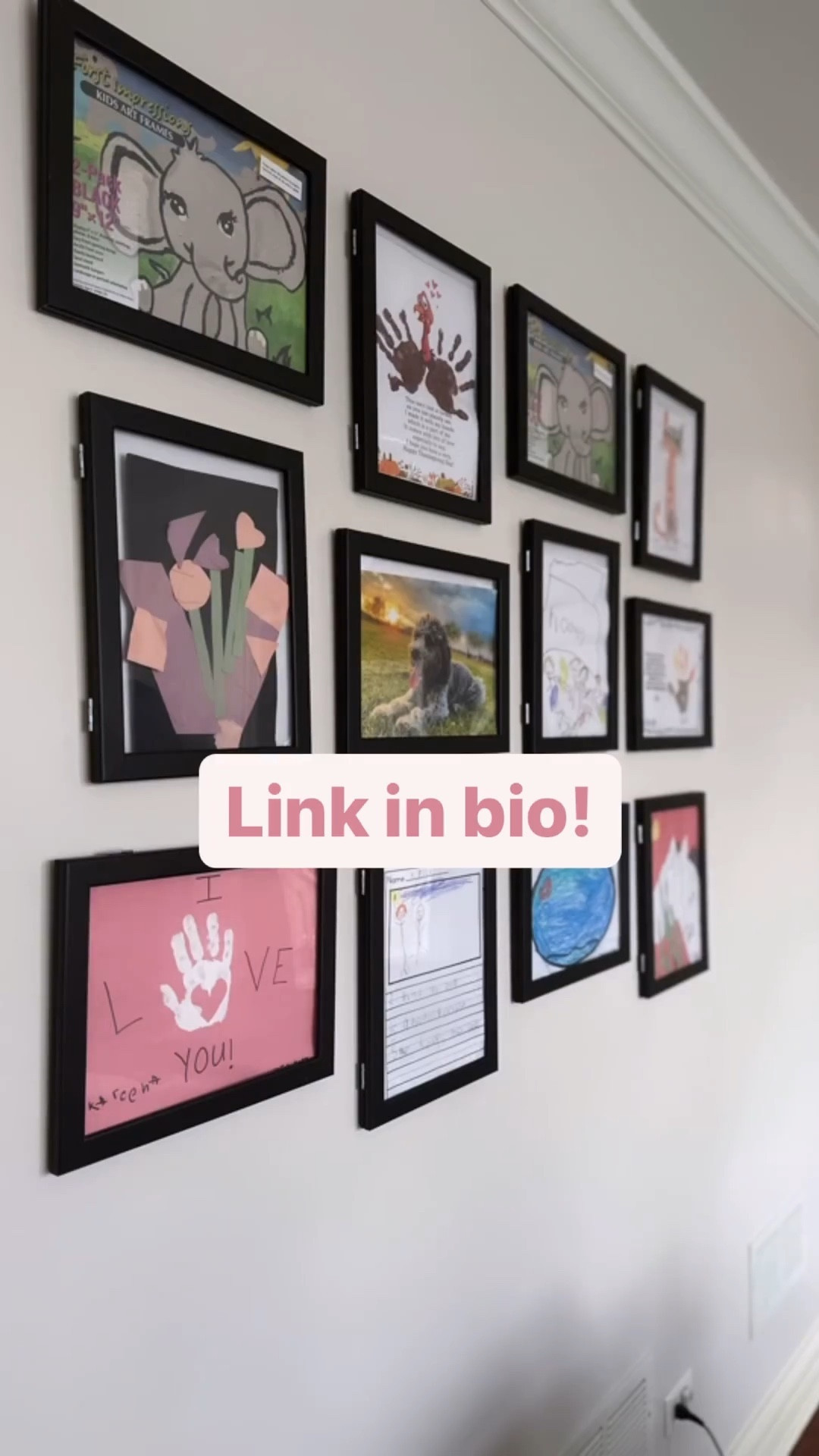 Such a great way to display their art!!! 

#LTKkids #LTKfamily #LTKhome