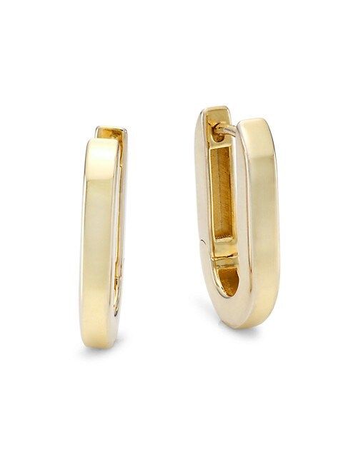 Penni 14K Goldplated Sterling Silver Huggie Hoop Earrings | Saks Fifth Avenue