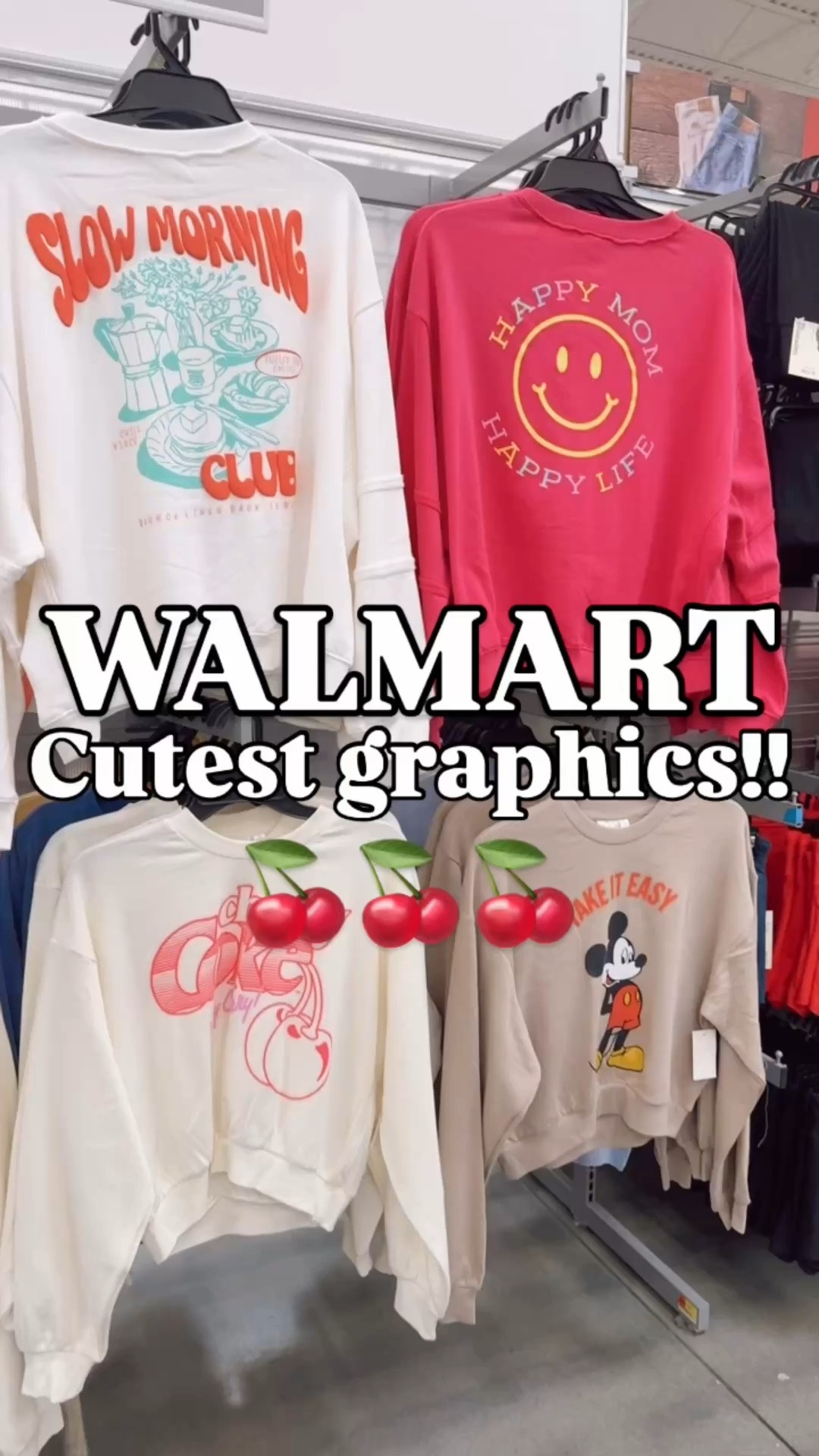 Only the cutest new graphics I’ve ever seen!!! 😍🙌

Graphic
Sweatshirt
Terry
Fleece
Tees
Walmart

#walmartpartner #graphicteestyle #momstyle #summerstyle #walmartfinds 