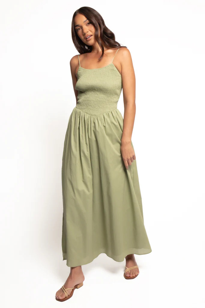 Cagnes Maxi Dress - Olive | Petal & Pup (US)