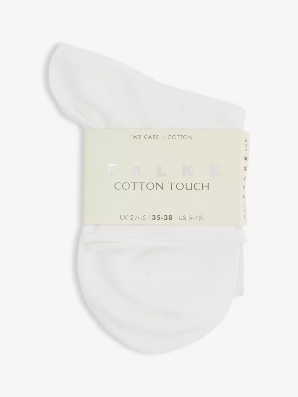 Cotton Touch rolled-cuff stretch-cotton-blend socks | Selfridges