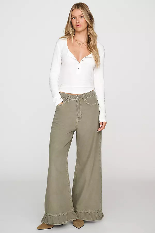 High Rise Wide Leg Jeans | Anthropologie (US)
