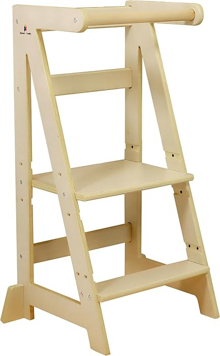 Damoch Family® Premium Kitchen Step Stool for Kids - Toddler Counter Standing Tower Helper Stool... | Amazon (US)
