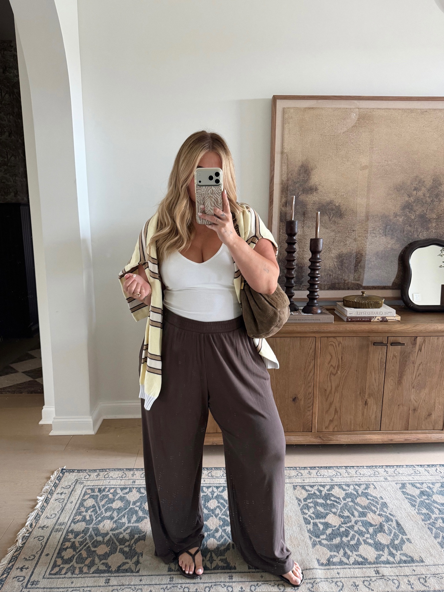 XL crew and pants, large tank

#LTKSaleAlert #LTKMidsize