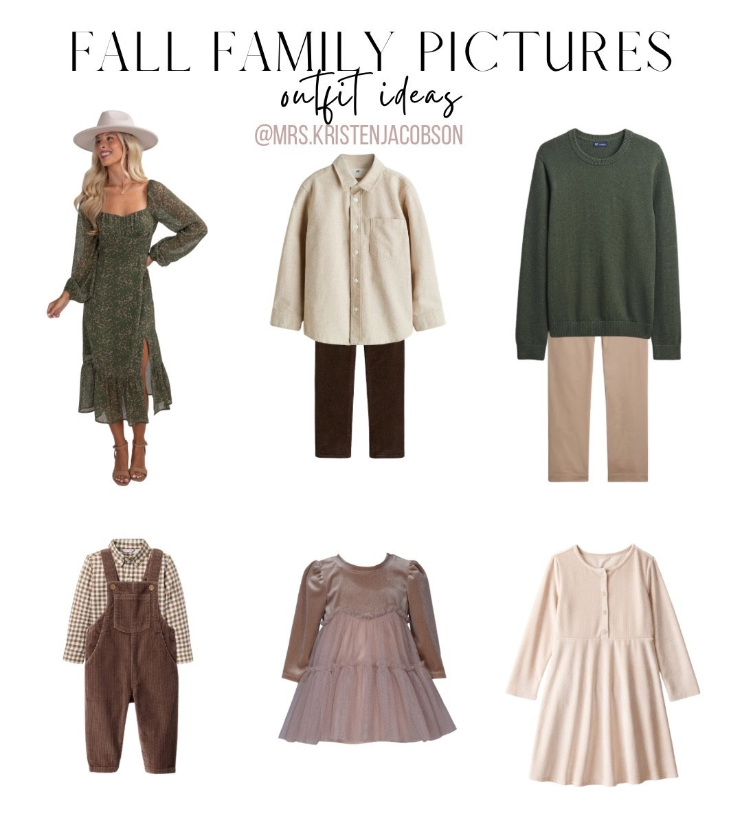 I created this fall family outfit inspo from your favorite purchases from September 🍁

Fall family outfits, fall outfit, fall family picture outfits, fall family photo outfits, fall outfits, women’s fall dress, men’s fall outfit, boy fall outfit, girl fall outfit, baby boy fall outfit, baby girl fall outfit 

#fallfamilyoutfits #fallfamilypictureoutfits #fallfamilyphotooutfits #falloutfits #familyoutfits 

#LTKMens #LTKKids #LTKFamily