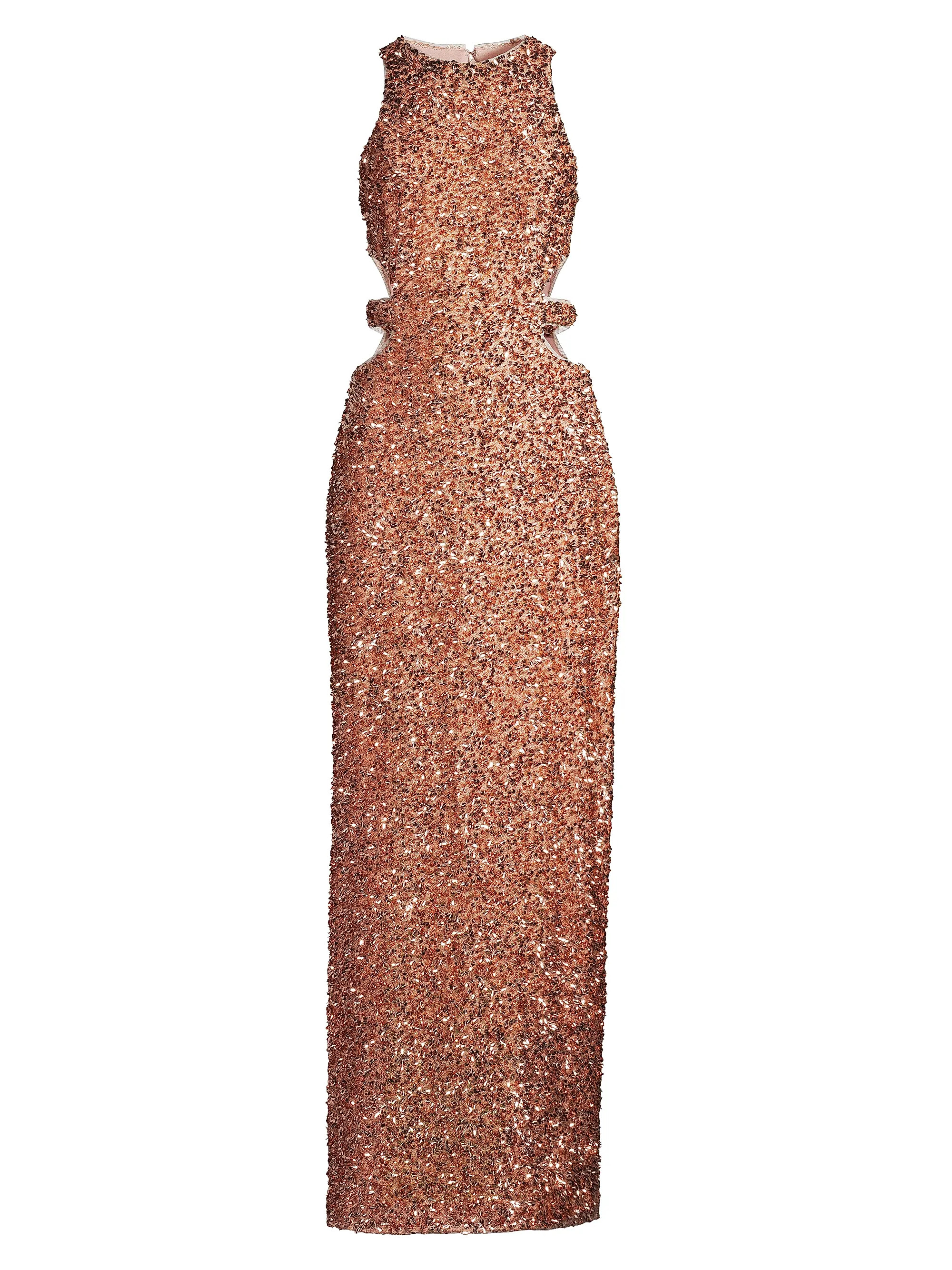Sequin Cut-Out Column Gown | Saks Fifth Avenue