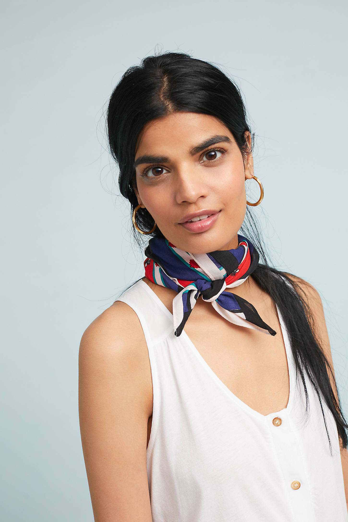 Evening Blooms Bandana | Anthropologie (US)