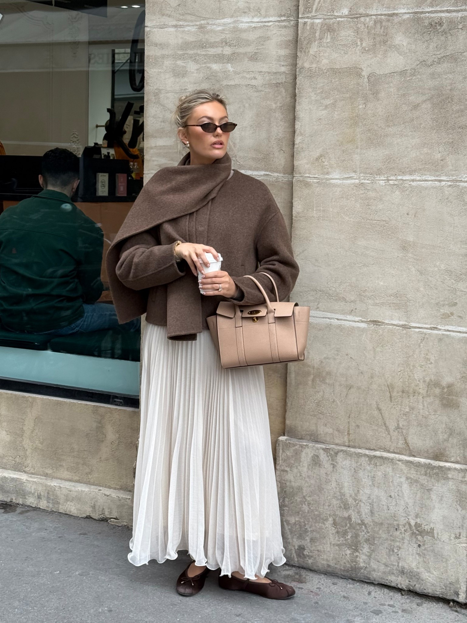 First outfit here in Paris…loving this wrap coat! 

#LTKuk #LTKautumn #LTKwinter