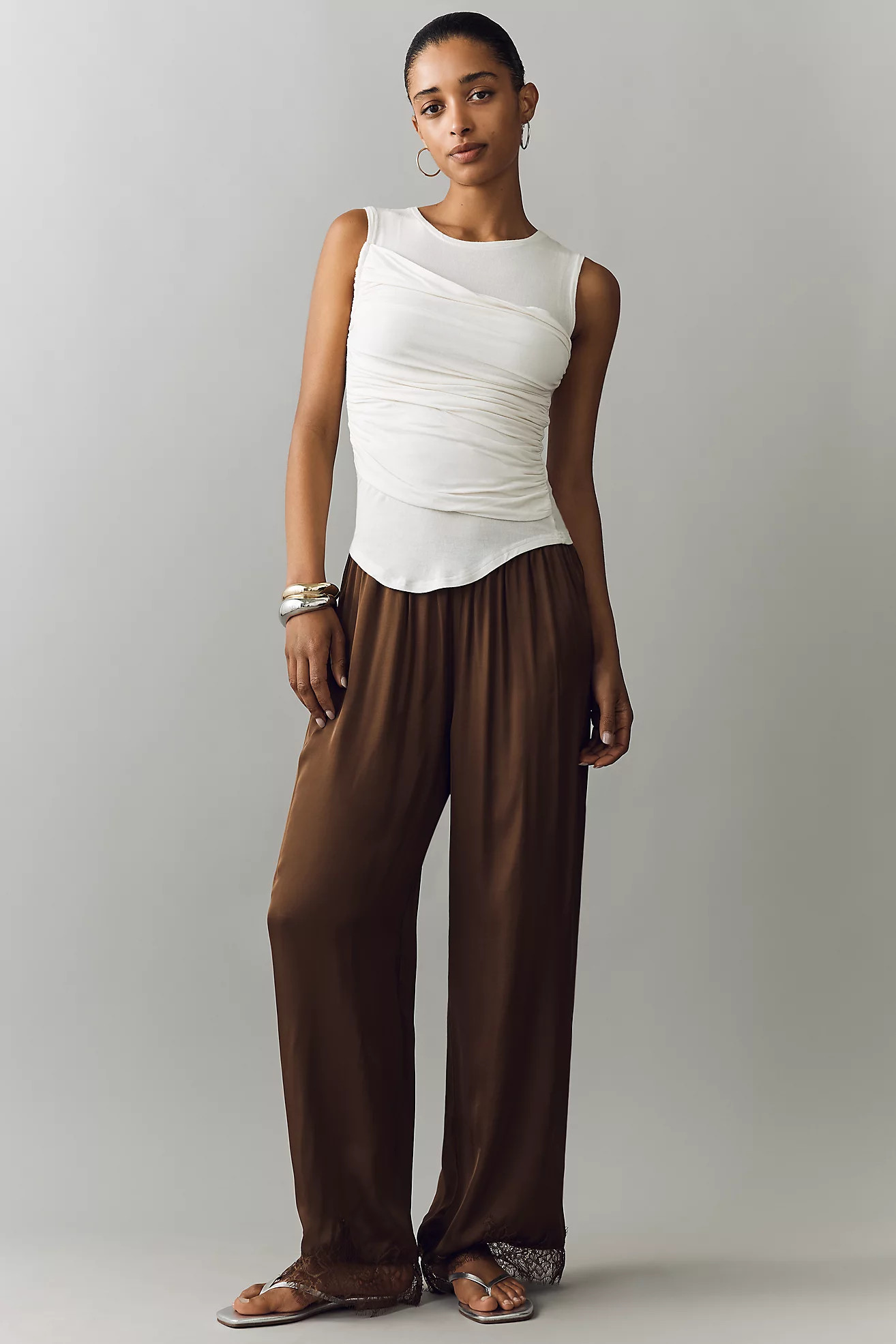 Heirloom Lace Wide-Leg Pants | Anthropologie (US)