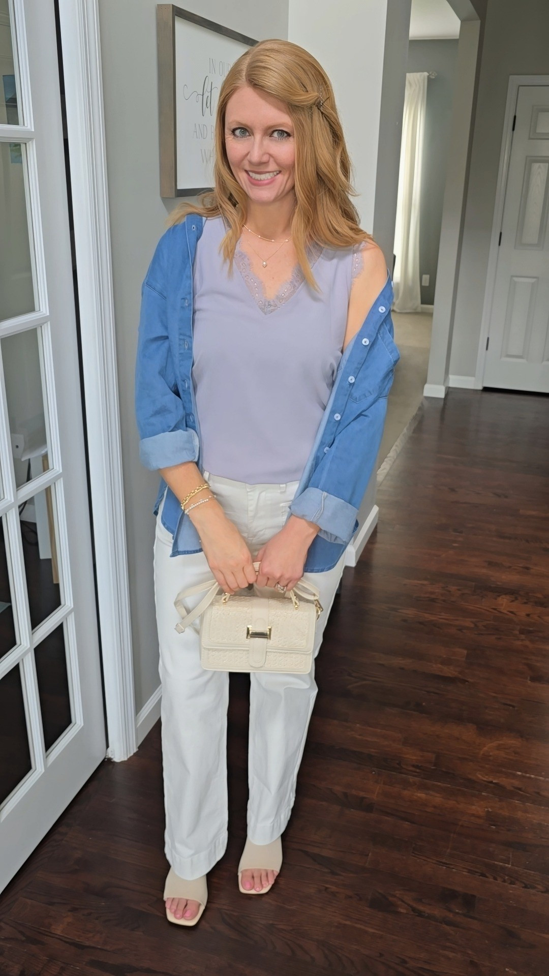 Elevated Casual Inspo ♡ wearing a small in the tank, a small in the button down and a size 8 in the pants

#LTKootd #LTKWorkwear #LTKSaleAlert