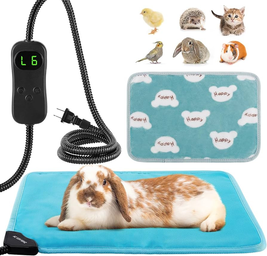 ANPHSIN Pet Heating Pad for Small Animal - Fire Retardant Heated Pad with Overload Protection Ant... | Amazon (US)