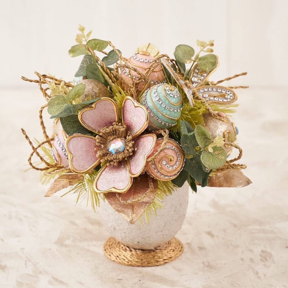 Easter Centerpiece For Table Decoration - Artificial Handmade Easter Flower Arrangement For Dinin... | Amazon (US)