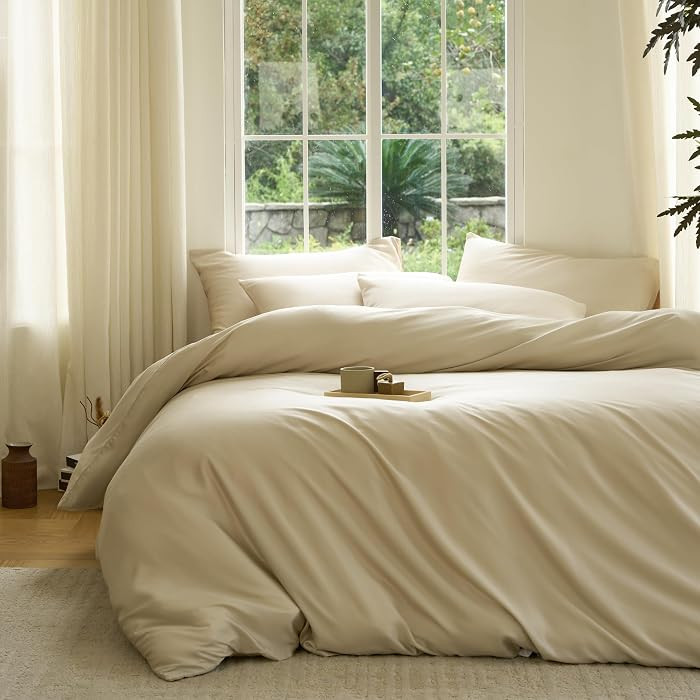 DOZ Duvet Cover Set, 100% Viscose derived from Bamboo, Organically Grown, Buttery Soft, Cooling D... | Amazon (US)