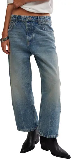 Deep Trance Low Rise Barrel Leg Jeans | Nordstrom
