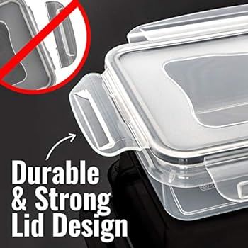 Fullstar 50PCS Food storage Containers with Lids, Plastic Leak-Proof BPA-Free Containers for Kitc... | Amazon (US)