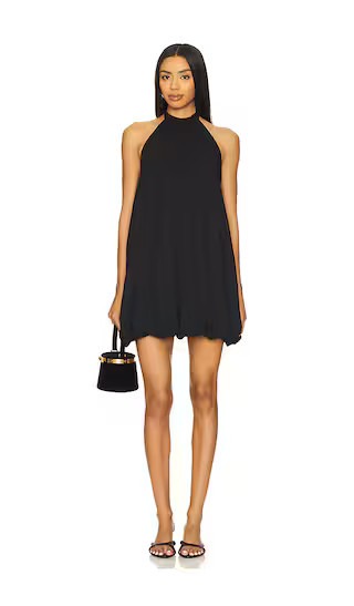 MORE TO COME Nala Bubble Mini Dress in Black. - size M | Revolve Clothing (Global)