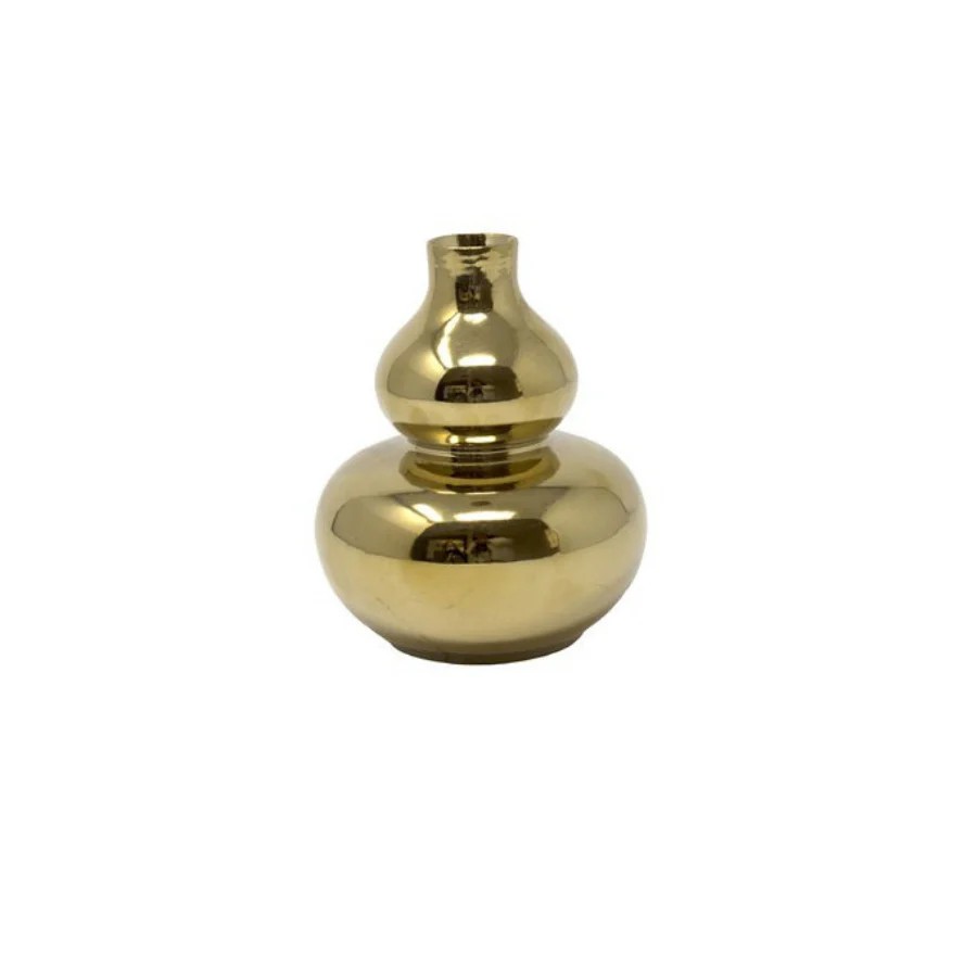 Double Gourd Mini Gold Vase | Paloma & Co.