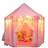 ORIAN Princess Castle Playhouse Tent for Girls with LED Star Lights – Indoor & Outdoor Large Ki... | Amazon (US)