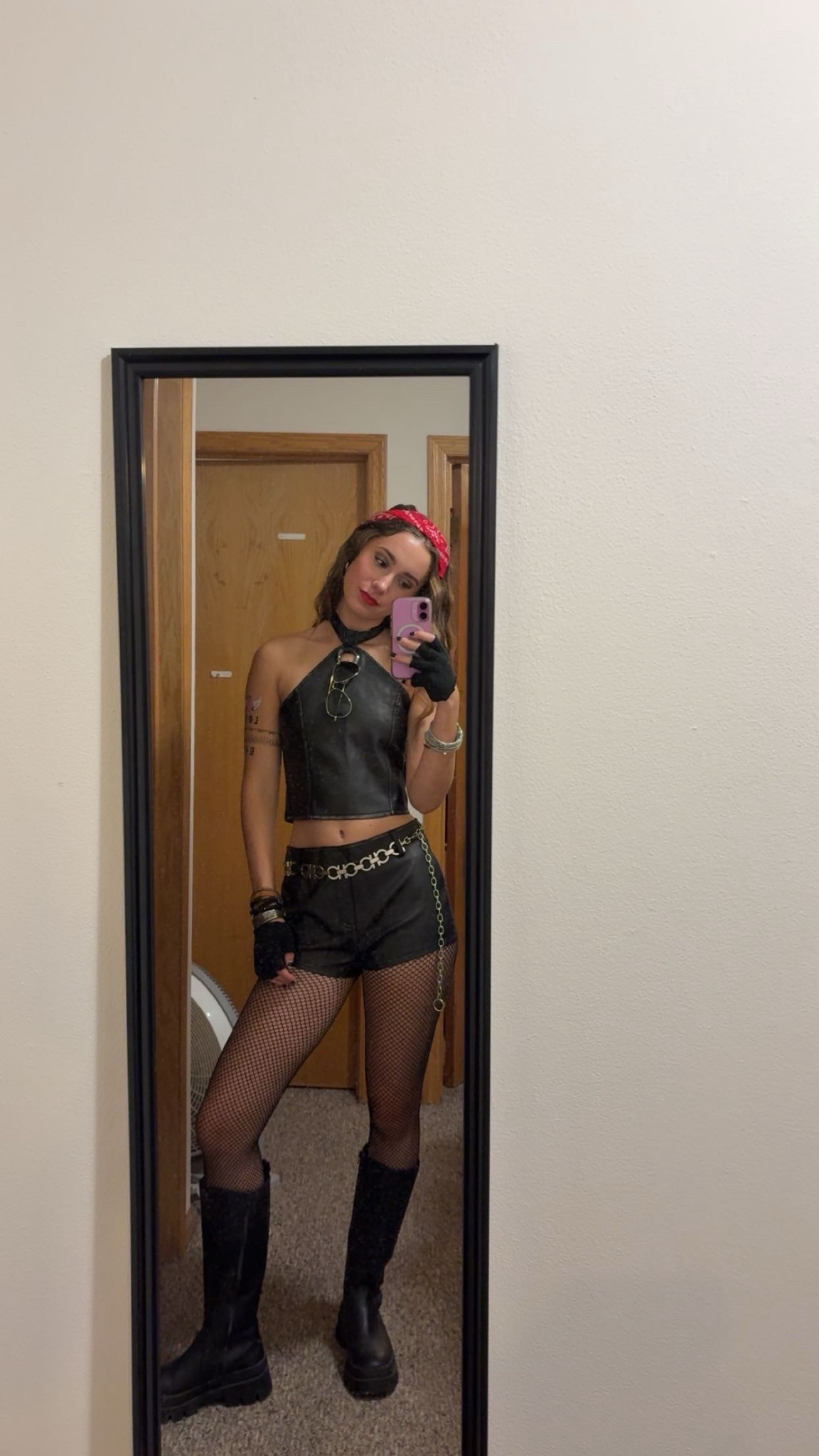 Biker Halloween costume 
Top - true to size (S)
Shorts - run small (M)
Boots - true to size (8)

#LTKSeasonal #LTKHoliday #LTKFindsUnder50