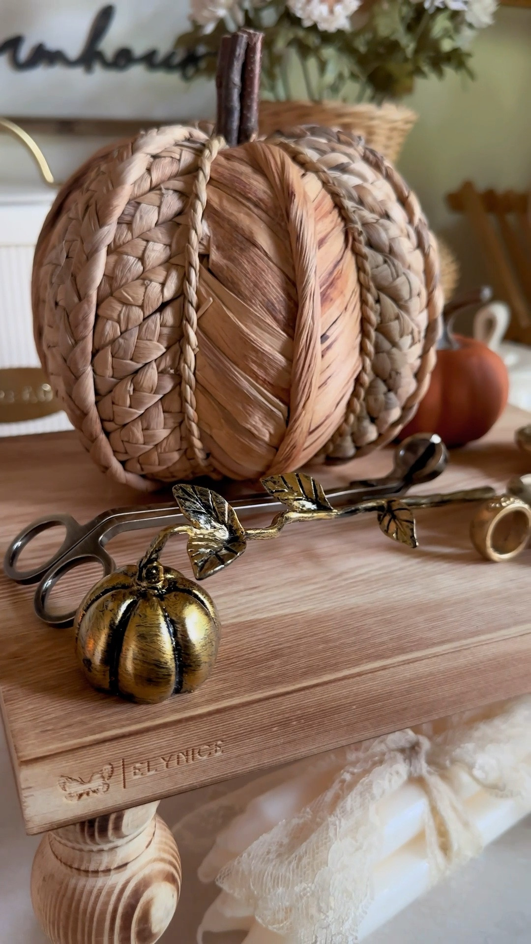 The cutest brass pumpkin shaped candle snuffer is back for fall and i found so many other colors!!! Is there any other way to put candles out because if there is i dont want it! 🍂🕯️

#LTKSeasonal #LTKHome #LTKSaleAlert
