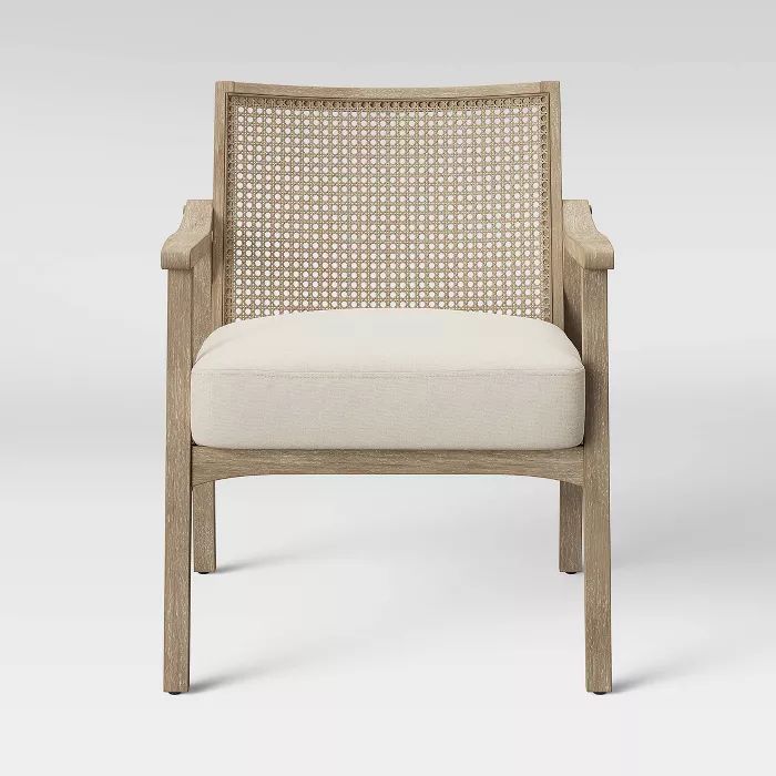 Chelmsford Cane Lounge Chair Natural - Threshold&#8482; | Target