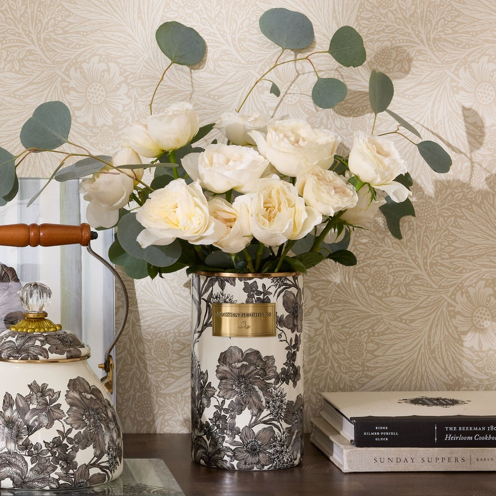 Floral Enamelware Utensil Holder | MacKenzie-Childs