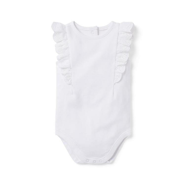 Baby Eyelet Ruffle Bodysuit | Janie and Jack